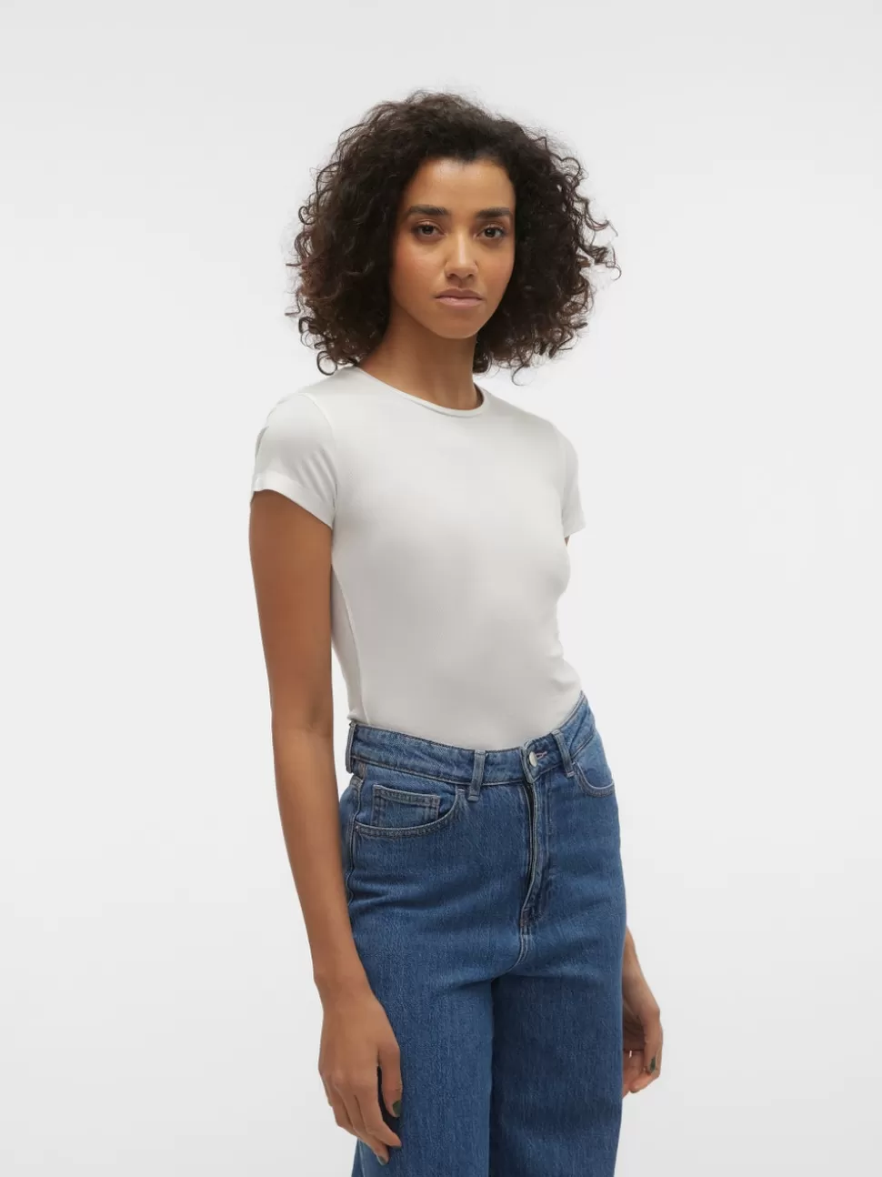 Basics^VERO MODA AWINES Topp Snow White
