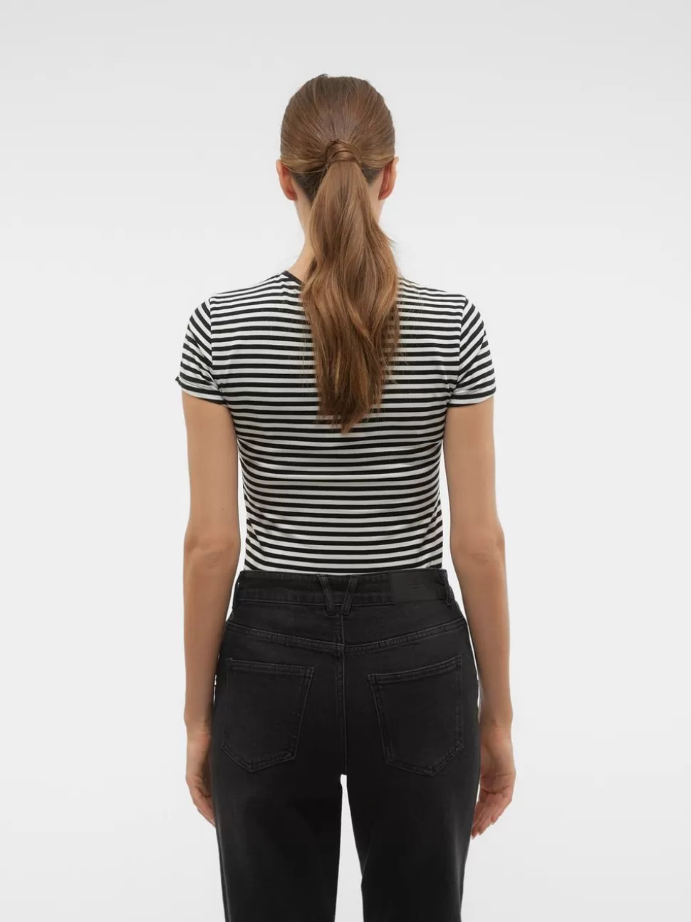 Basics^VERO MODA AWINES Topp Black