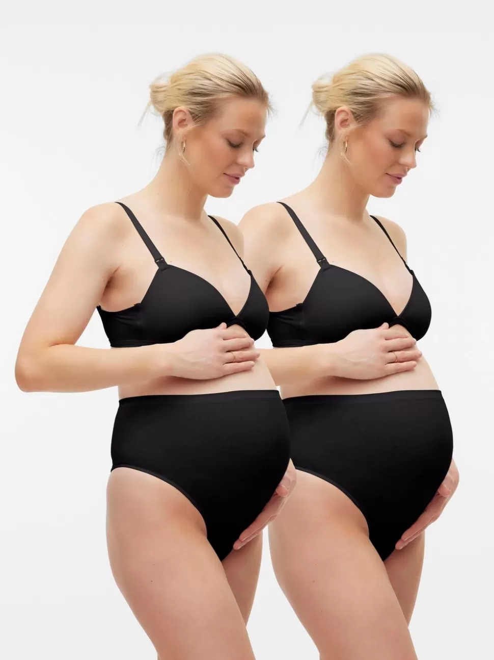 Underwear^VERO MODA Hög Midja Trosor Black