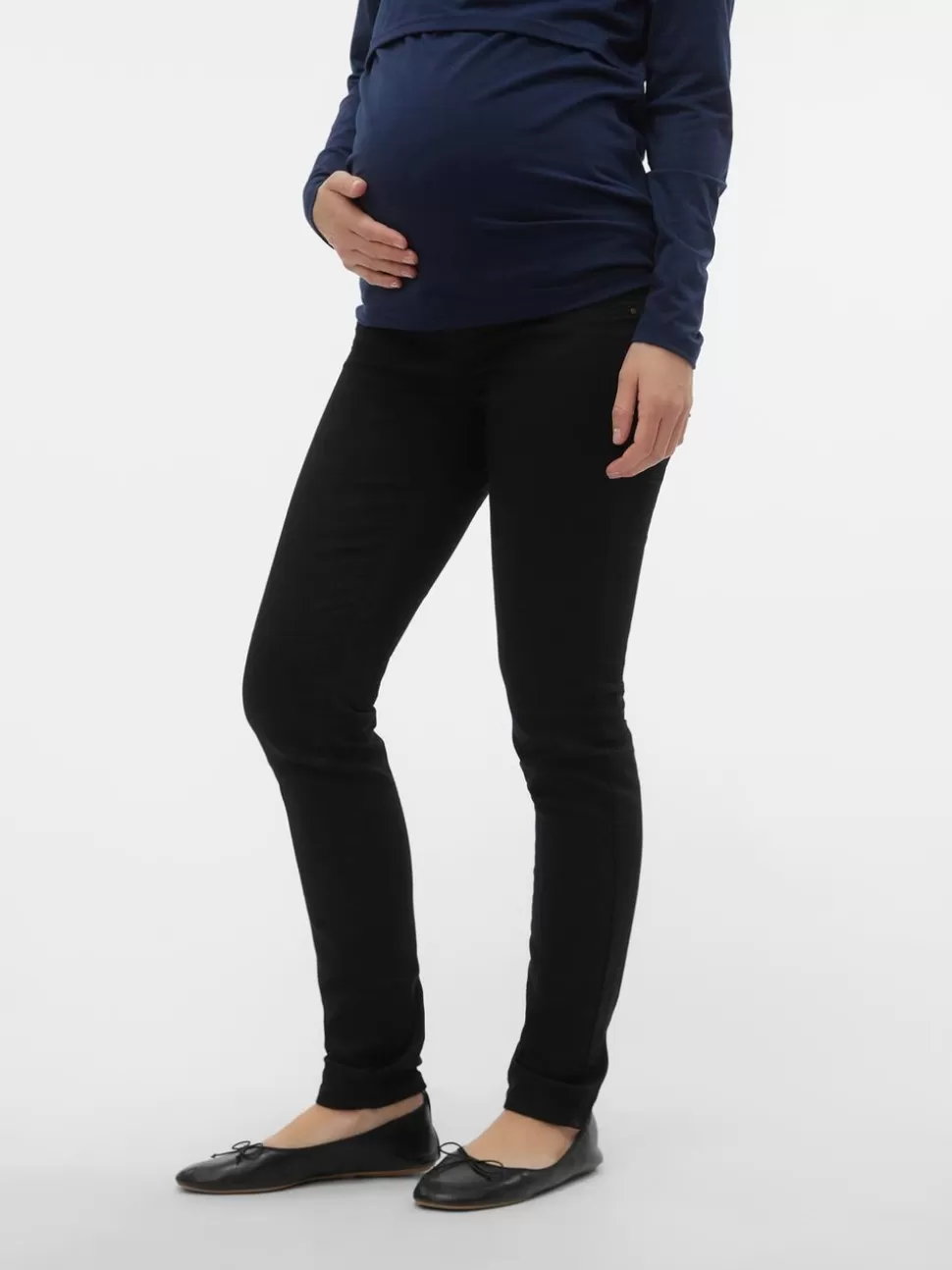 Byxor^VERO MODA Mamma-byxor Black
