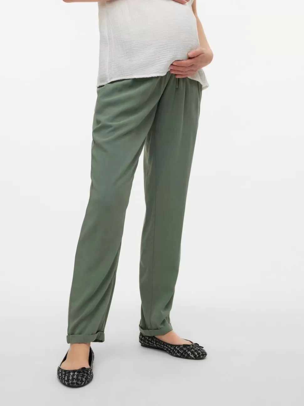 Byxor^VERO MODA Mamma-byxor Laurel Wreath