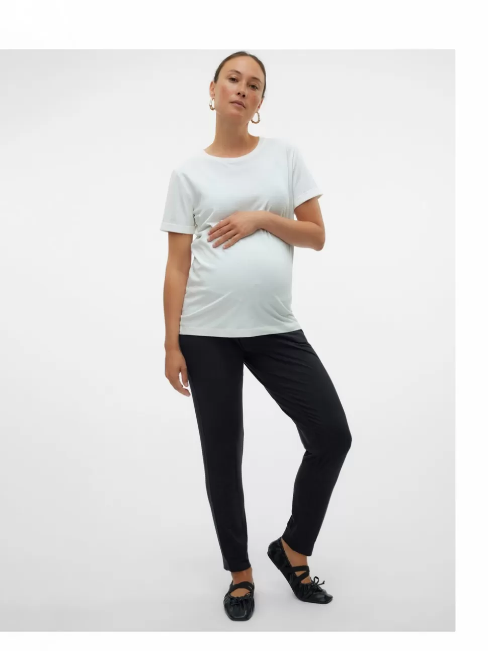 Byxor^VERO MODA Mamma-byxor Black