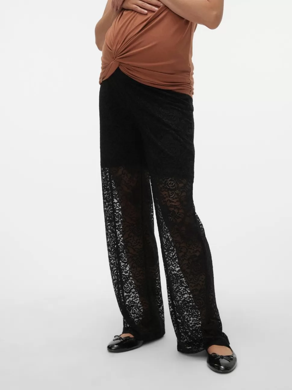 Byxor^VERO MODA Mamma-byxor Black