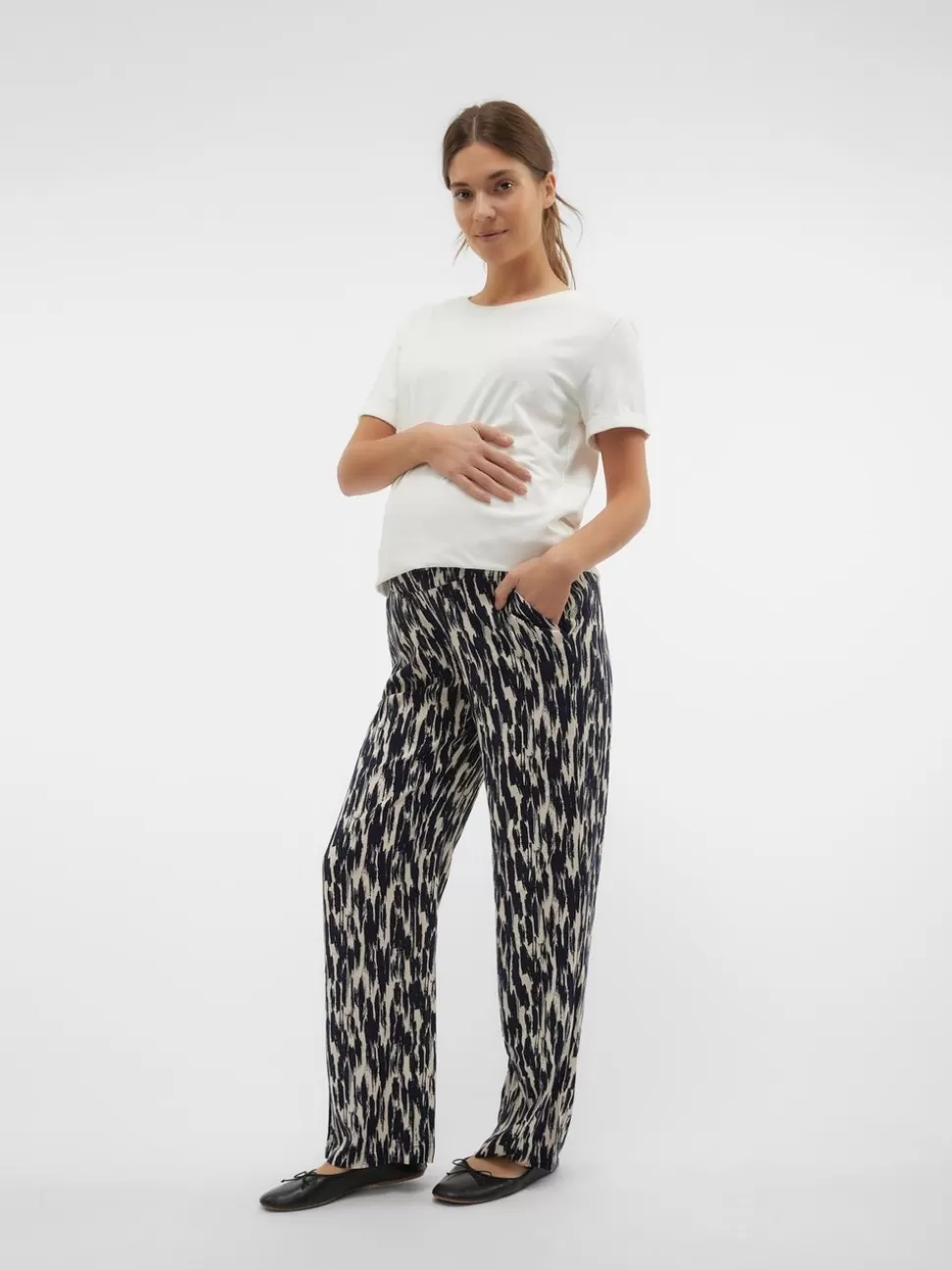 Byxor^VERO MODA Mamma-byxor Birch