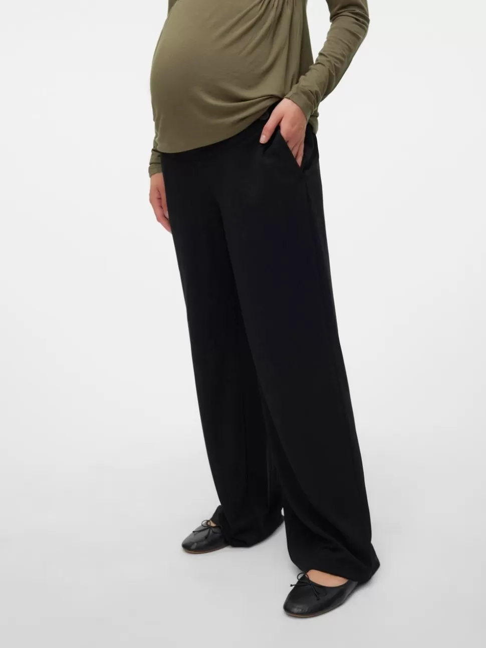 Byxor^VERO MODA Mamma-byxor Black