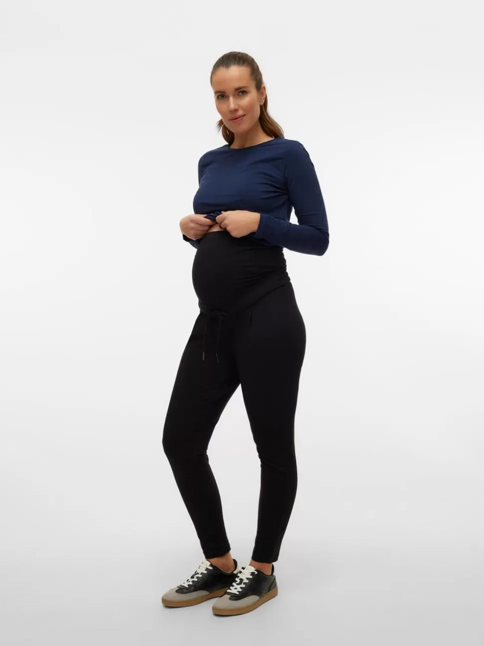 Byxor^VERO MODA Mamma-byxor Black