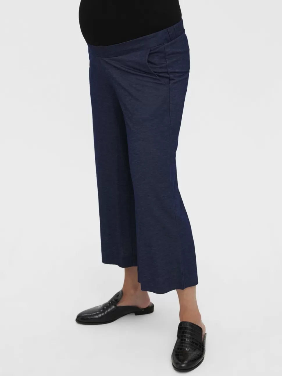 Byxor^VERO MODA Mamma-byxor Navy Blazer