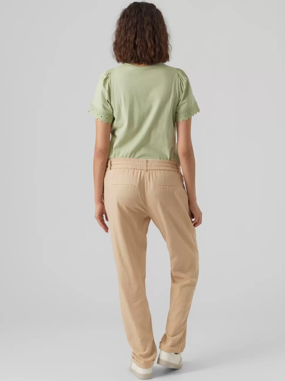 Byxor^VERO MODA Mamma-byxor Irish Cream