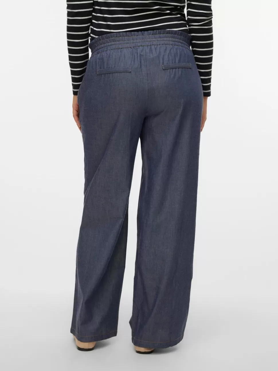 Byxor^VERO MODA Mamma-byxor Medium Blue Denim