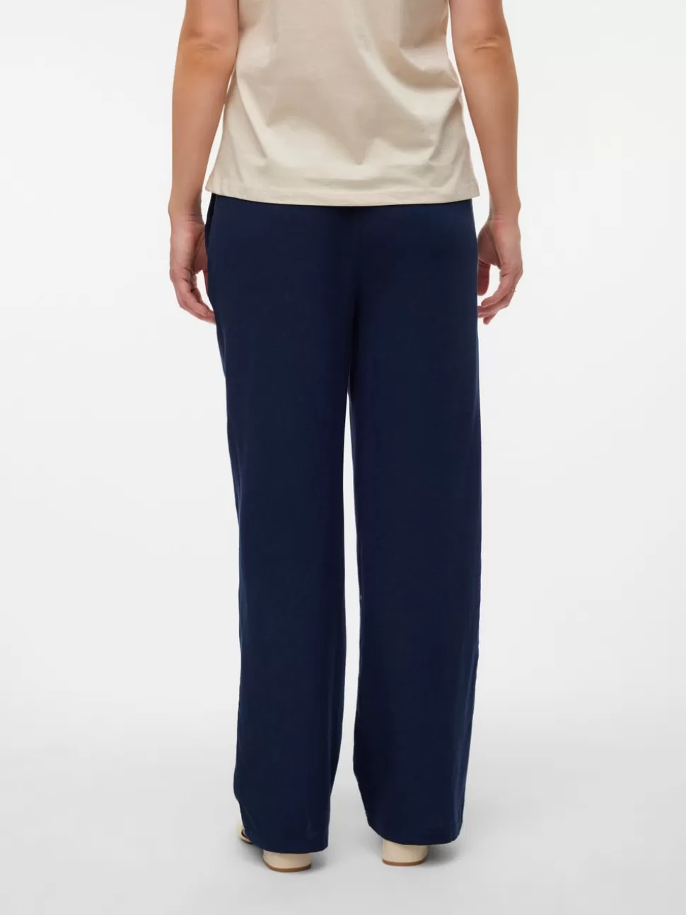 Byxor^VERO MODA Mamma-byxor Navy Blazer