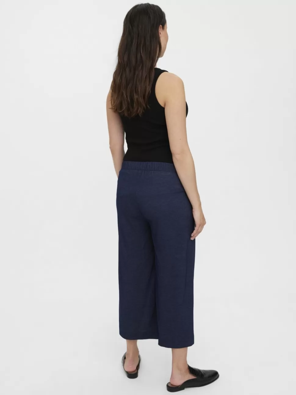 Byxor^VERO MODA Mamma-byxor Navy Blazer