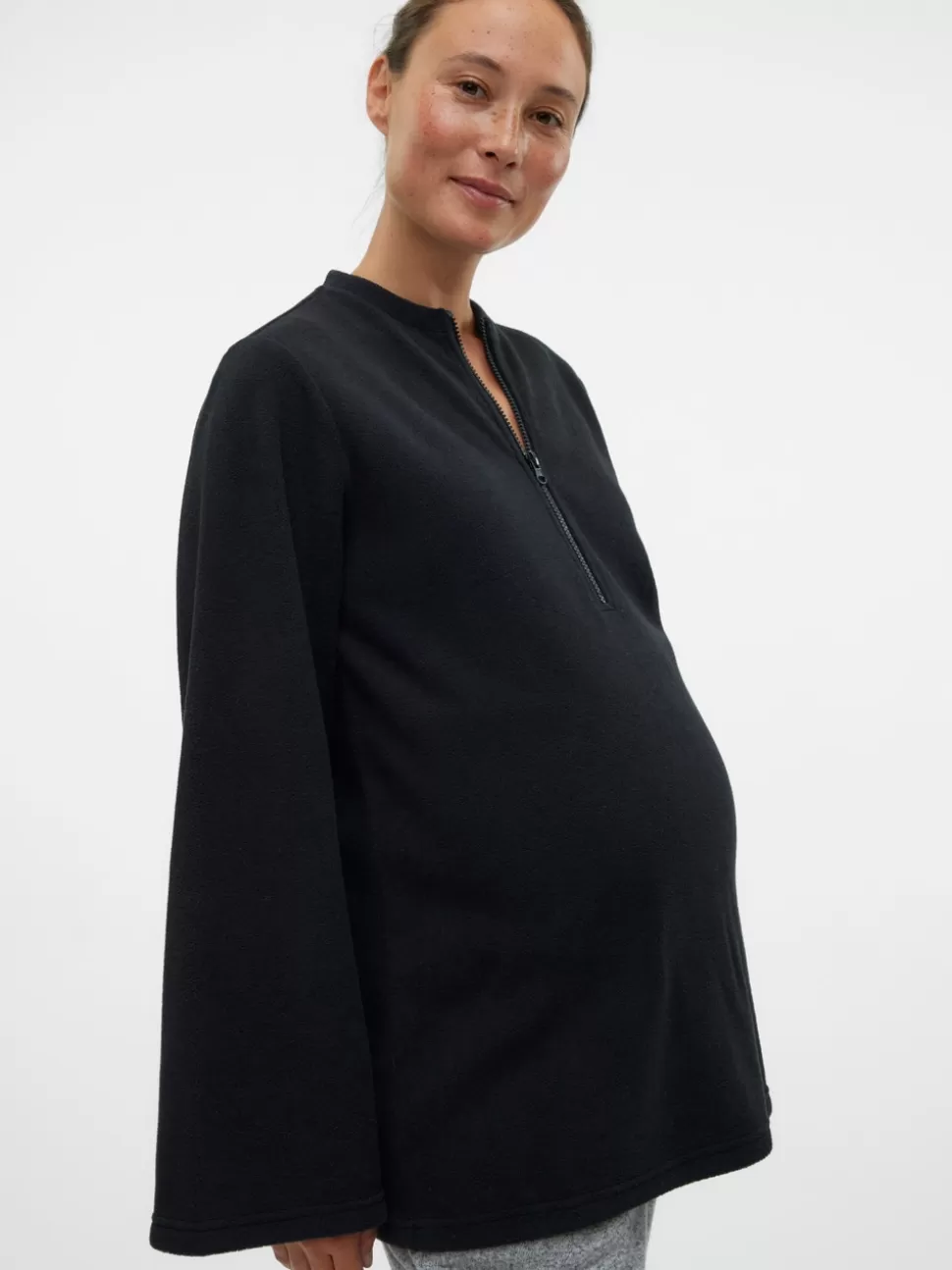 Tops^VERO MODA Mamma-fleece Black