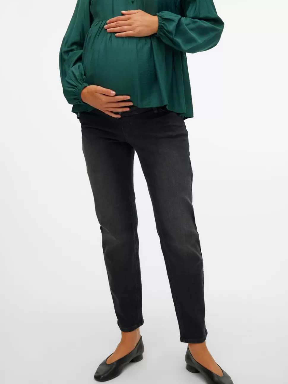 Jeans^VERO MODA Mamma-jeans Black Denim