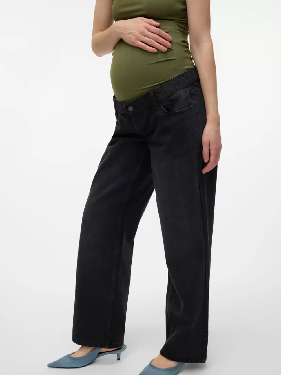 Jeans^VERO MODA Mamma-jeans Black Denim
