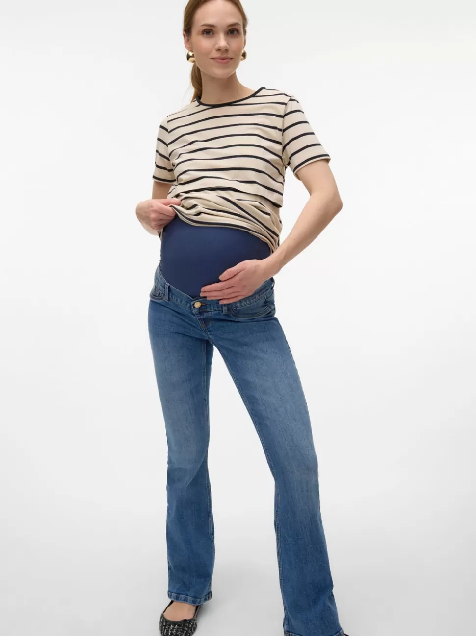 Jeans^VERO MODA Mamma-jeans Medium Blue Denim