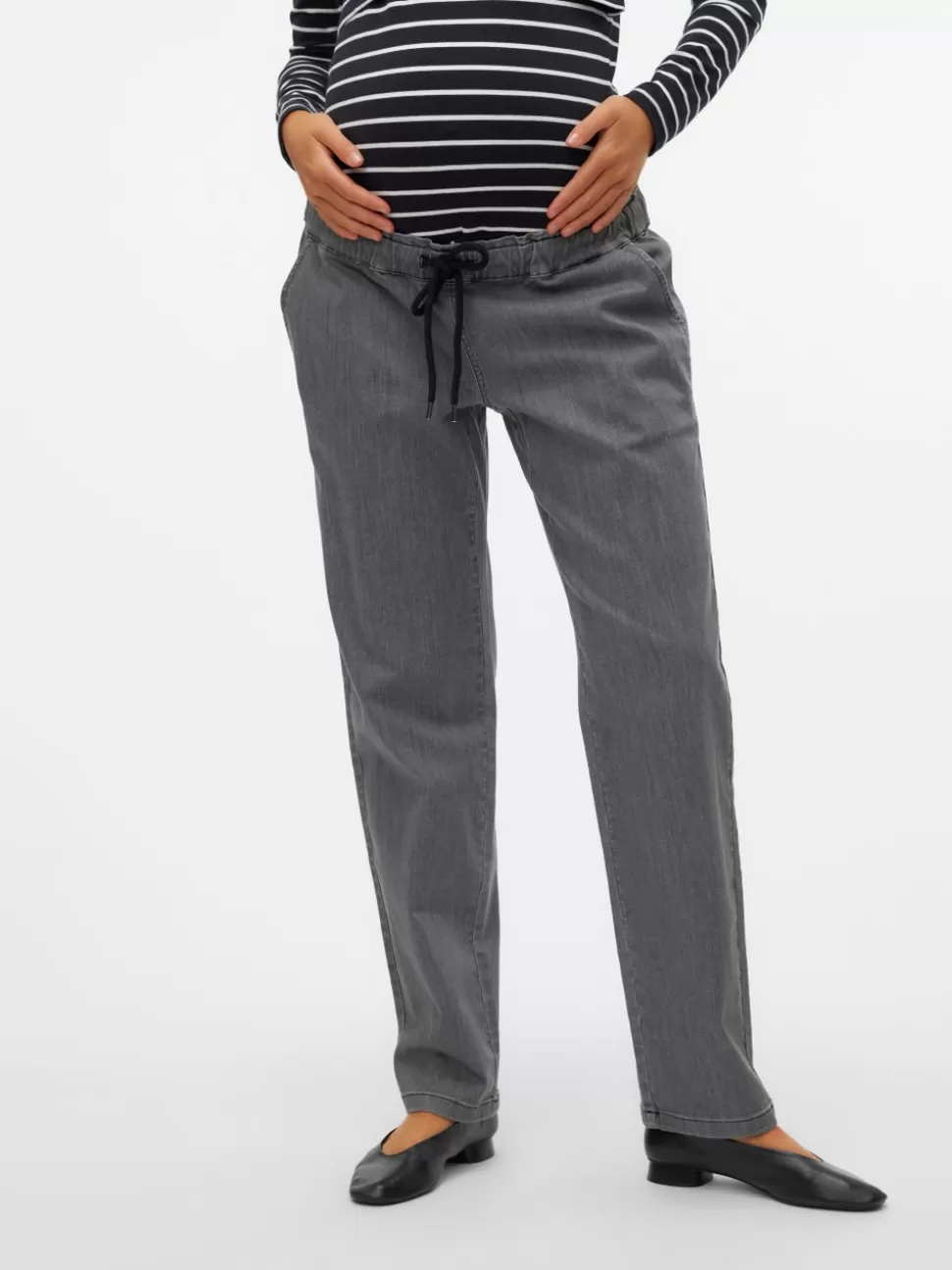 Jeans^VERO MODA Mamma-jeans Light Grey Denim