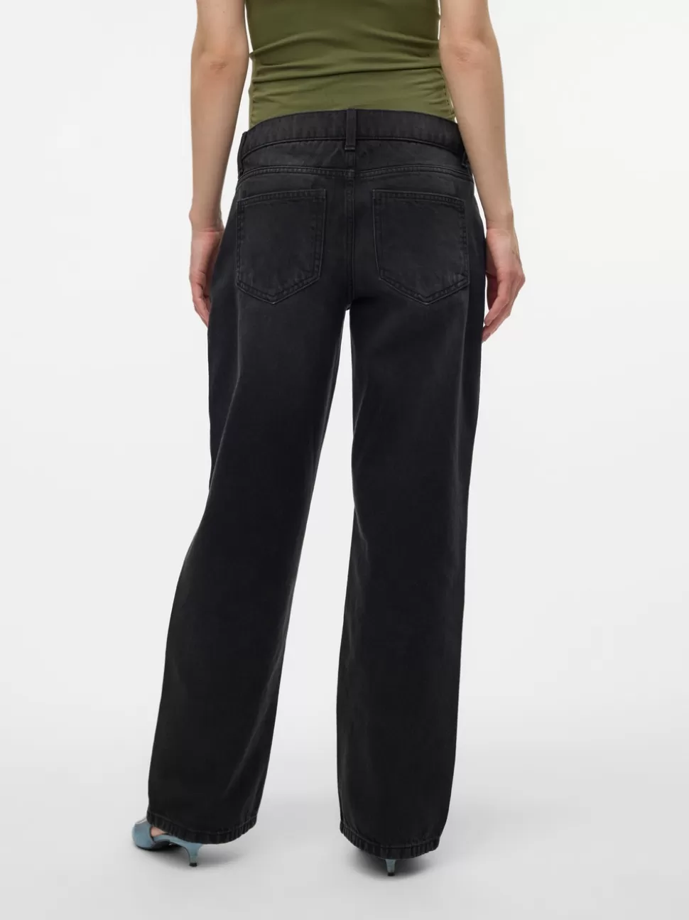Jeans^VERO MODA Mamma-jeans Black Denim