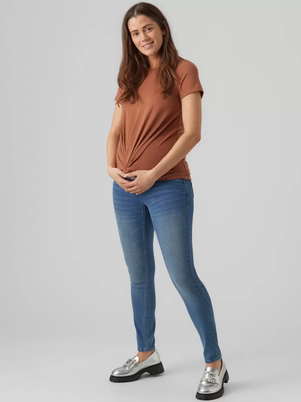 Jeans^VERO MODA Mamma-jeggings Medium Blue Denim