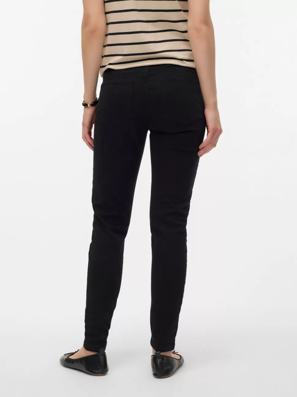 Jeans^VERO MODA Mamma-jeggings Black Denim