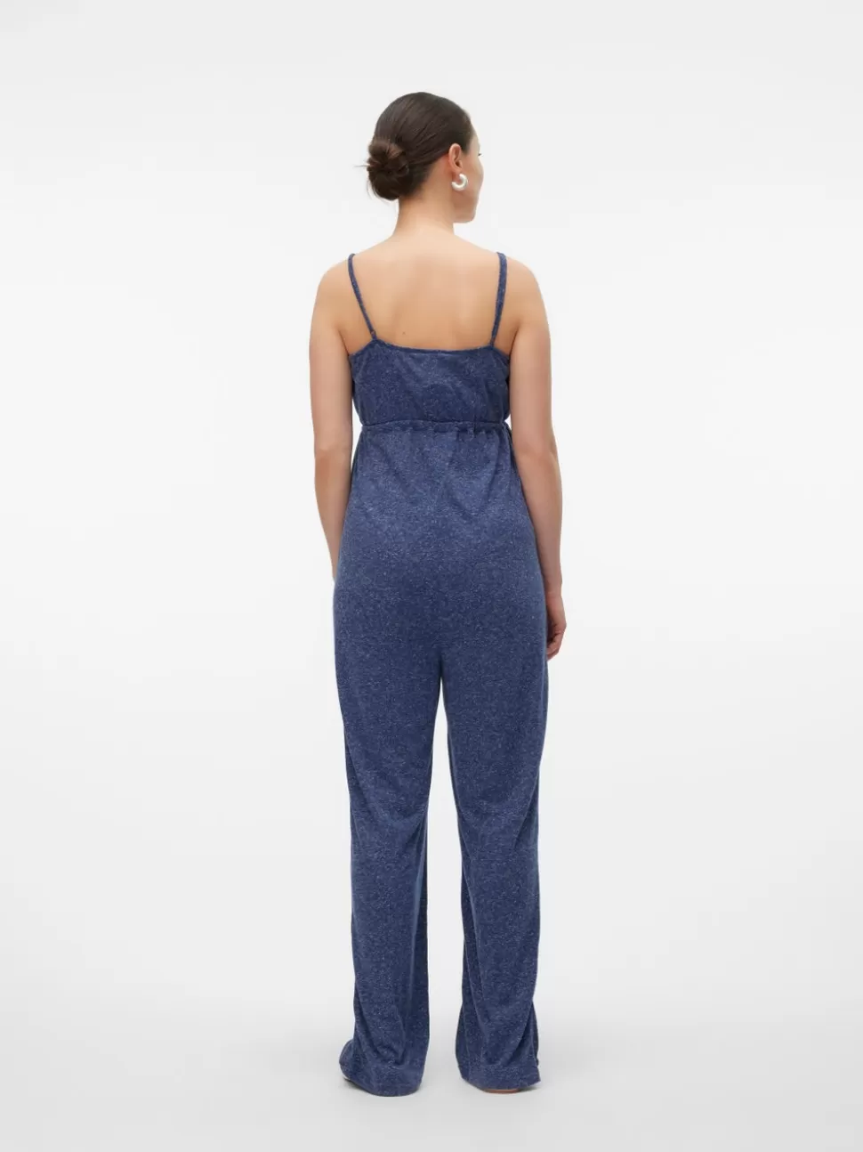 Byxor^VERO MODA Mamma-jumpsuit Naval Academy