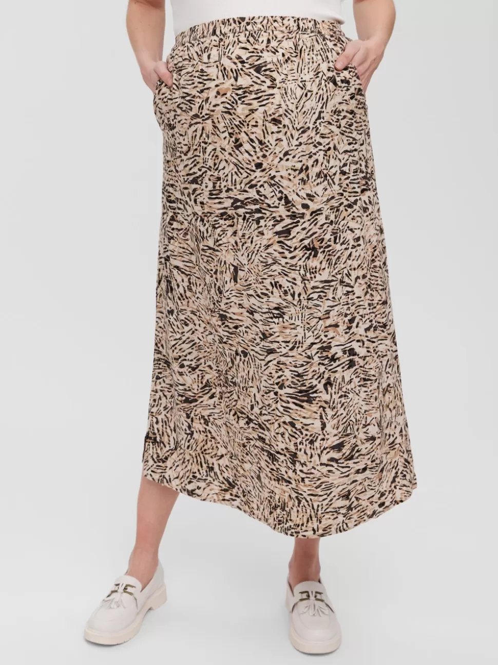 Kjolar^VERO MODA Mamma-kjol White Pepper