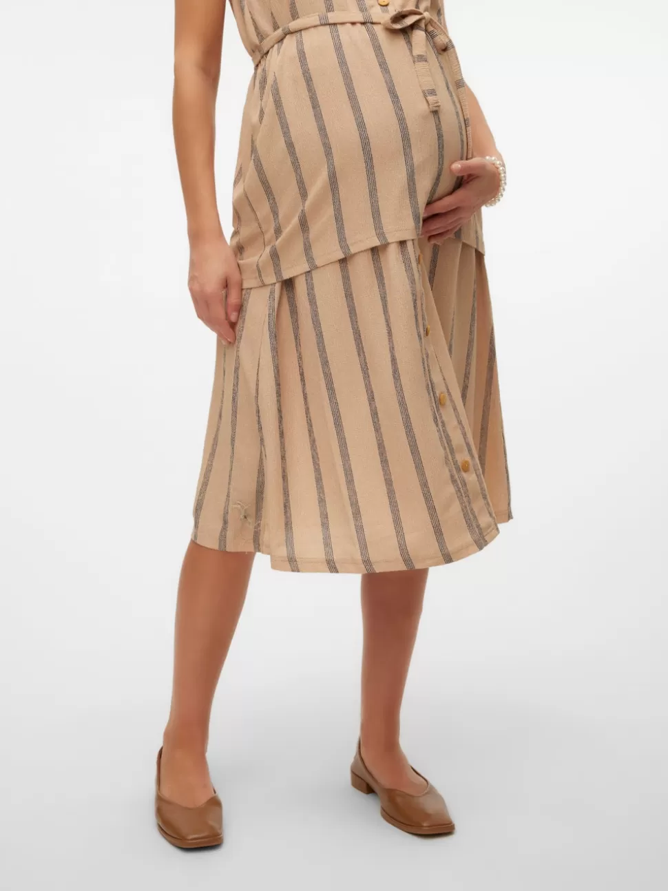 Kjolar^VERO MODA Mamma-kjol Savannah Tan