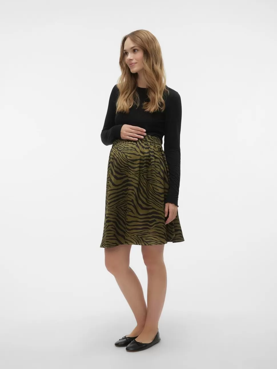Kjolar^VERO MODA Mamma-kjol Winter Moss