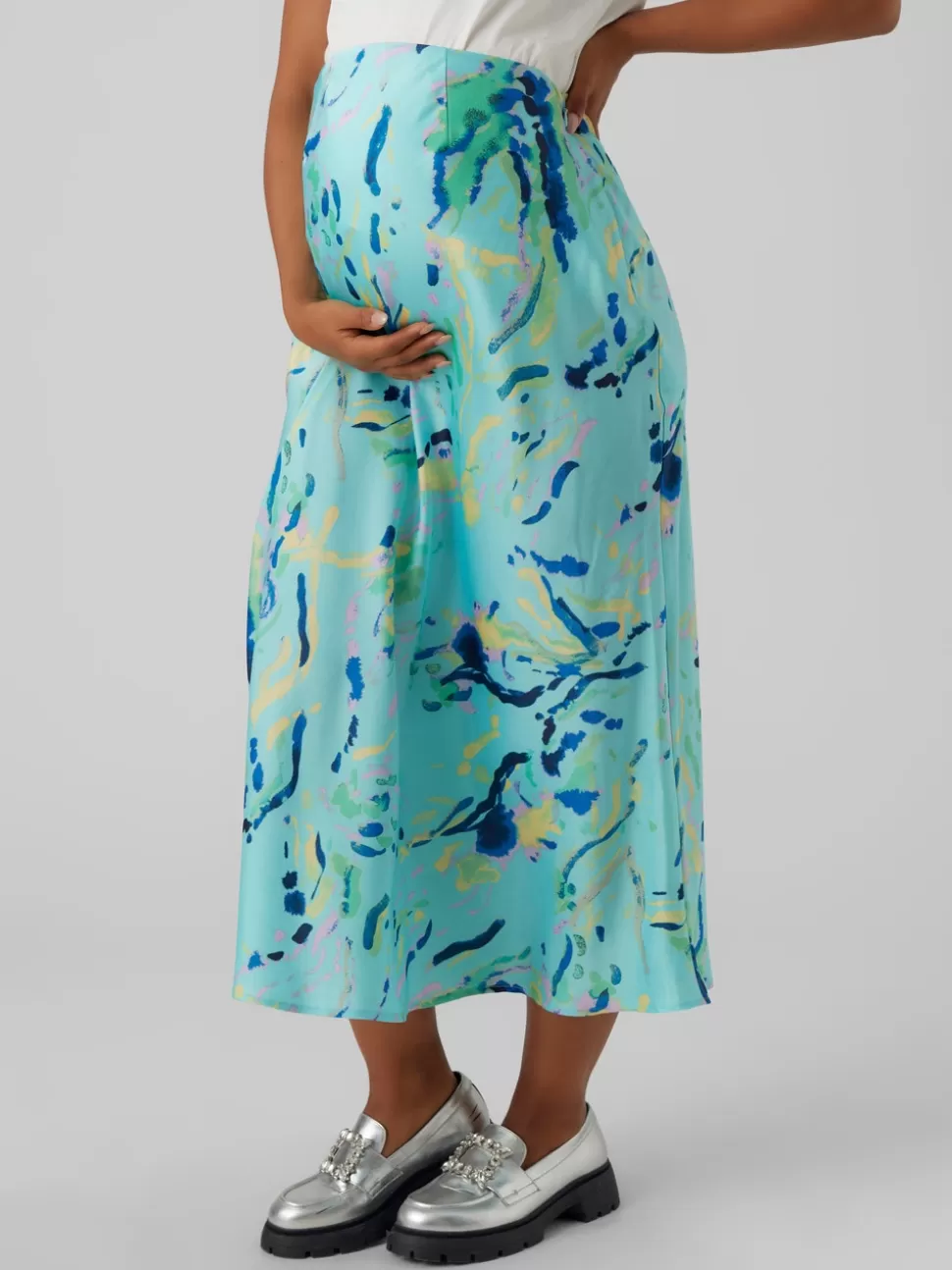 Kjolar^VERO MODA Mamma-kjol Limpet Shell