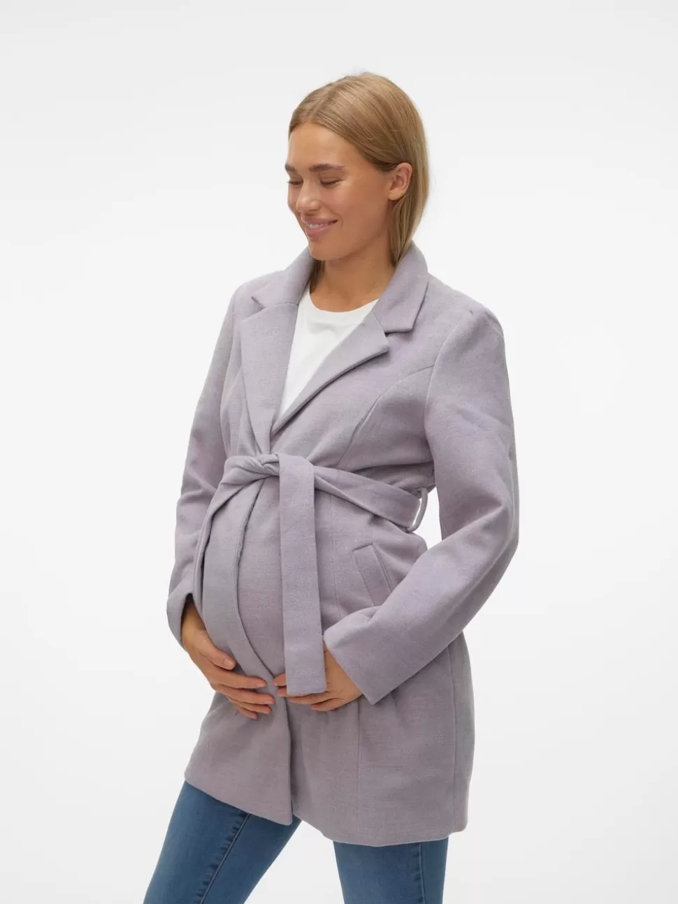 Jackor^VERO MODA Mamma-kåpe Medium Grey Melange