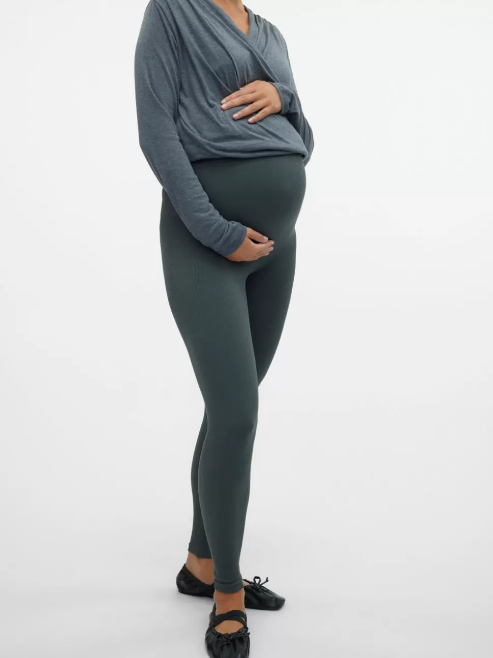 Byxor | Leggings^VERO MODA Mamma-leggings Asphalt