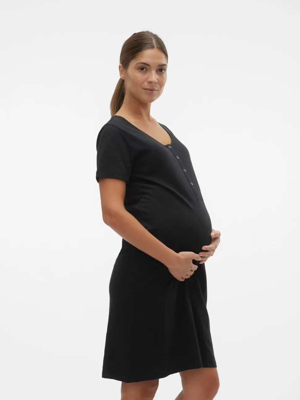 Amningskläder | Sovkläder^VERO MODA Mamma-nattlinne Black