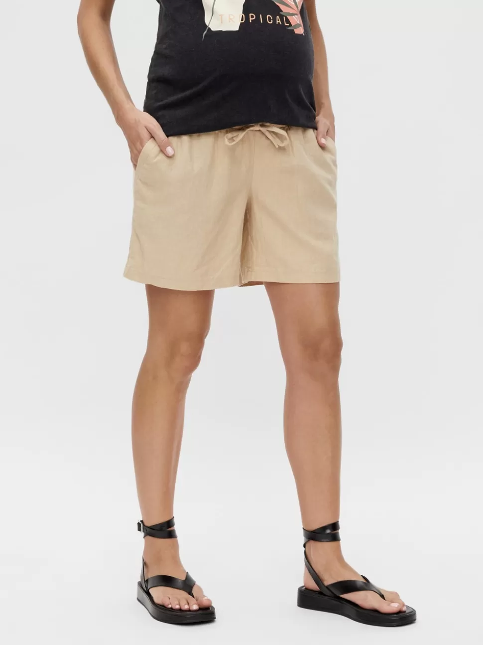 Shorts^VERO MODA Mamma-shorts Warm Sand