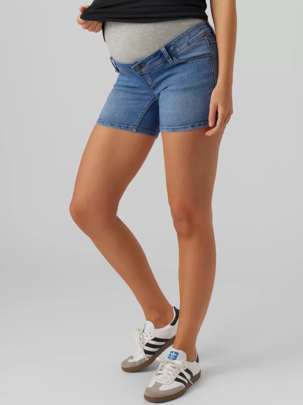 Shorts^VERO MODA Mamma-shorts Medium Blue Denim