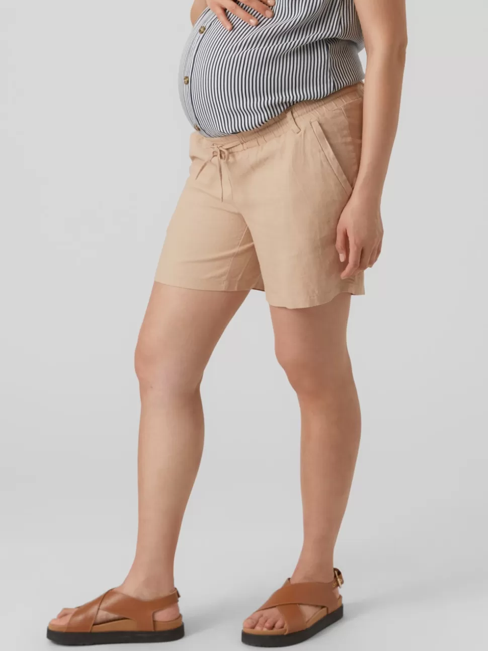 Shorts^VERO MODA Mamma-shorts Warm Taupe