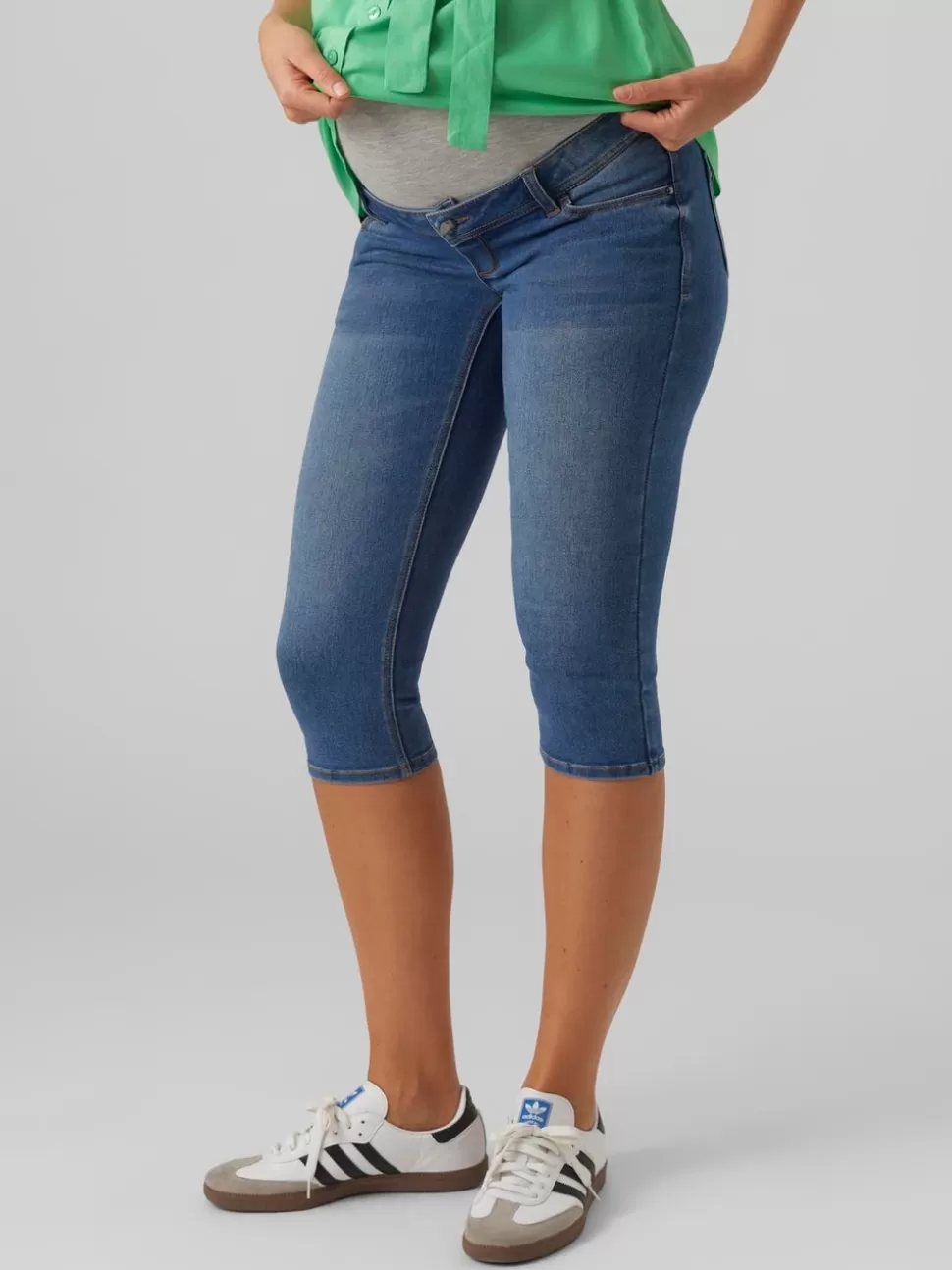 Shorts^VERO MODA Mamma-shorts Medium Blue Denim