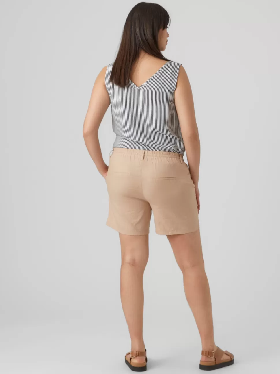 Shorts^VERO MODA Mamma-shorts Warm Taupe
