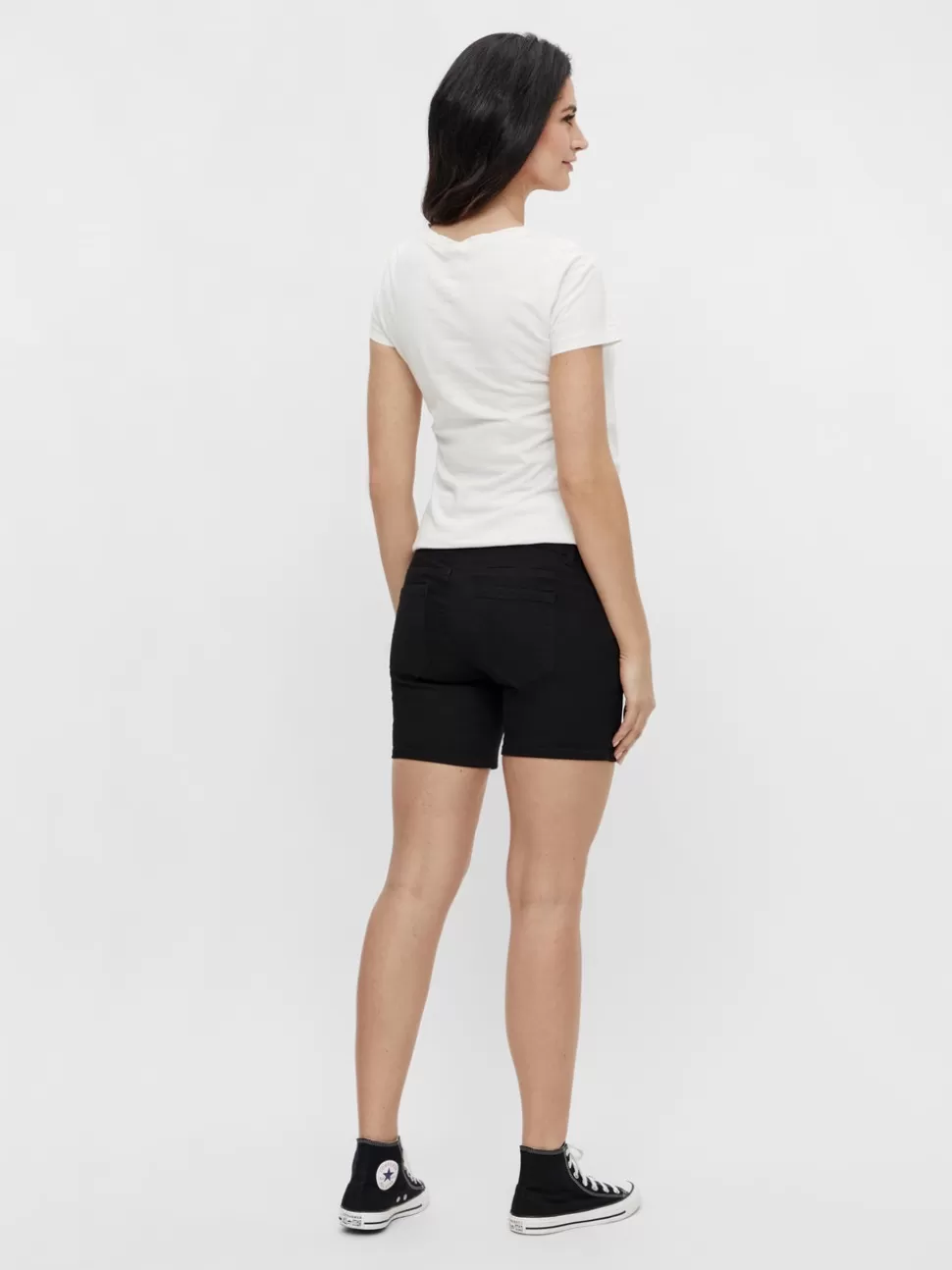 Shorts^VERO MODA Mamma-shorts Black Denim
