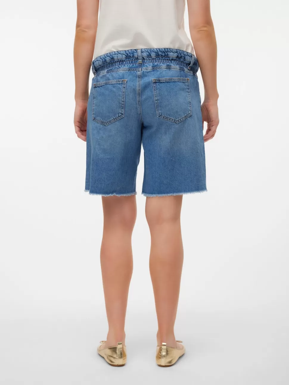 Shorts^VERO MODA Mamma-shorts Medium Blue Denim