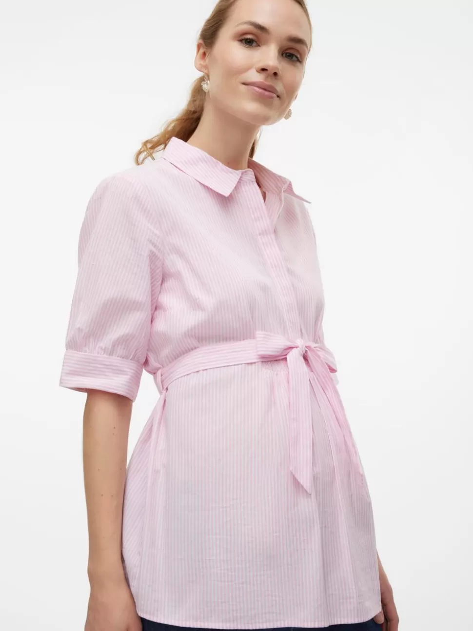 Amningskläder^VERO MODA Mamma-skjorta Snow White