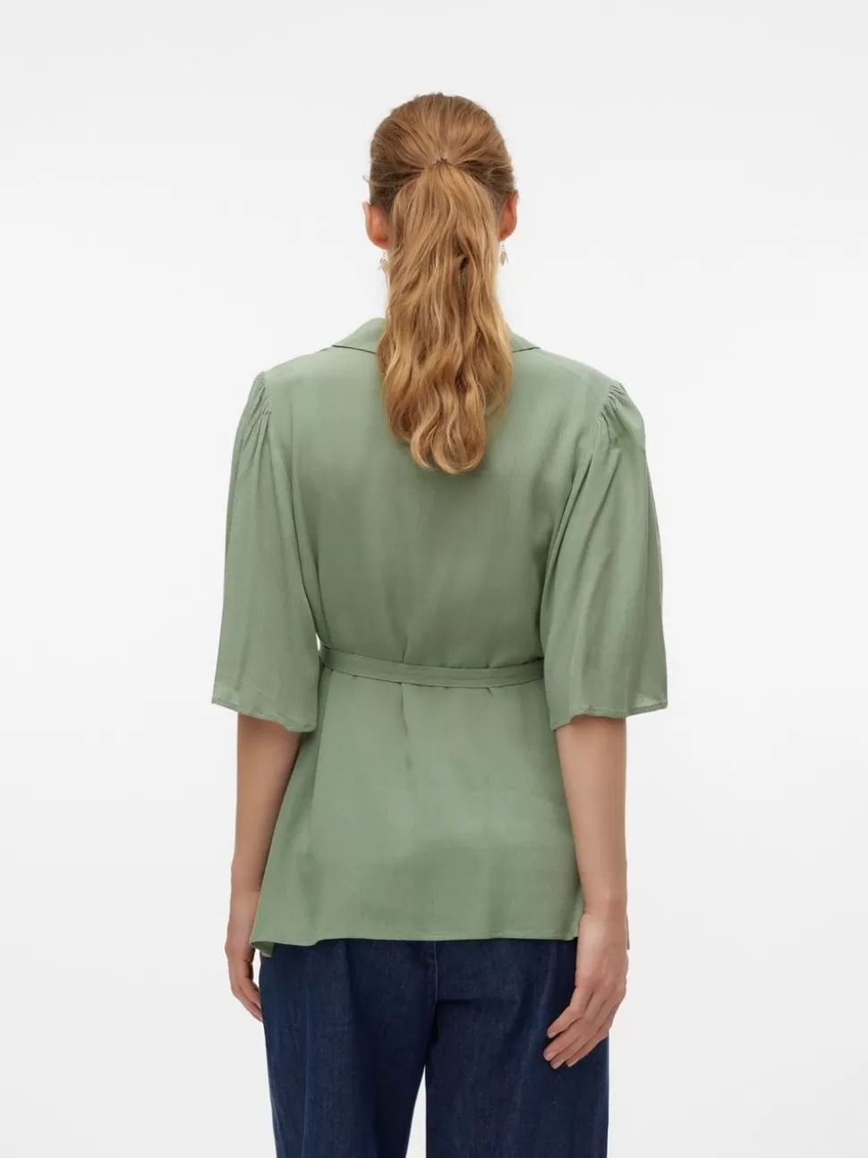 Amningskläder^VERO MODA Mamma-skjorta Hedge Green