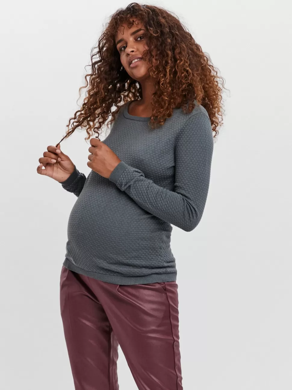Stickat | Stickat^VERO MODA Mamma-stickad Balsam Green