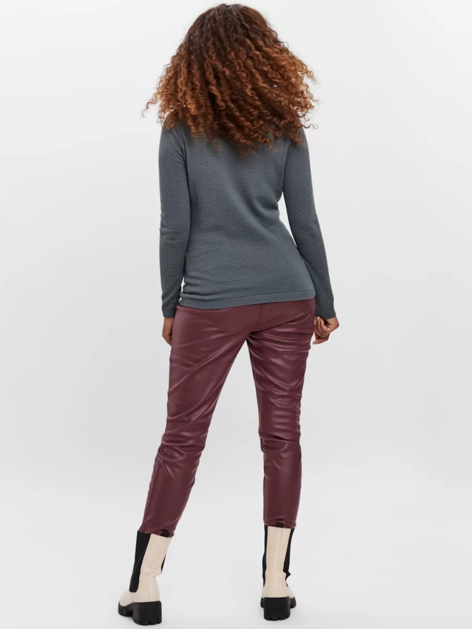 Stickat | Stickat^VERO MODA Mamma-stickad Balsam Green