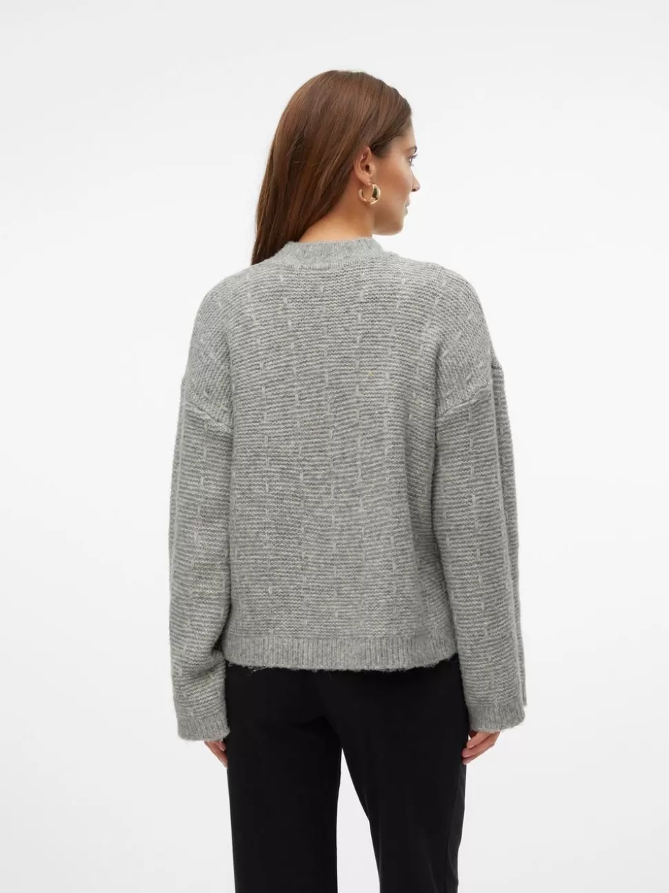 Amningskläder | Stickat^VERO MODA Mamma-stickad Medium Grey Melange