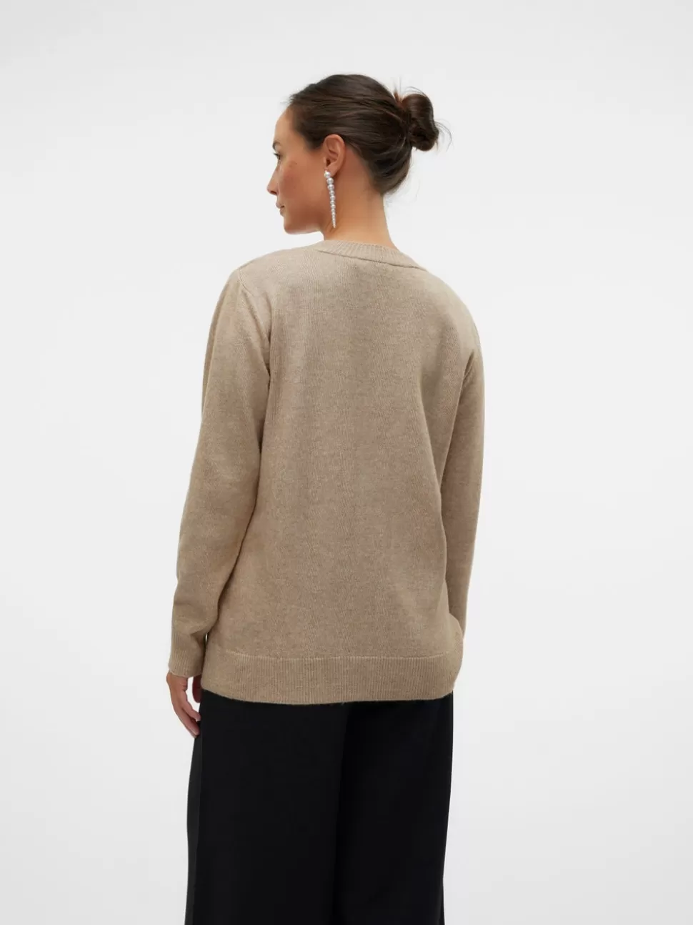 Amningskläder | Stickat^VERO MODA Mamma-stickad Natural Melange