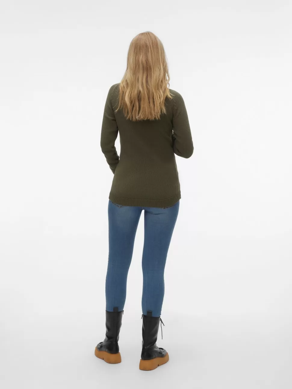 Stickat | Stickat^VERO MODA Mamma-stickad Green Bay