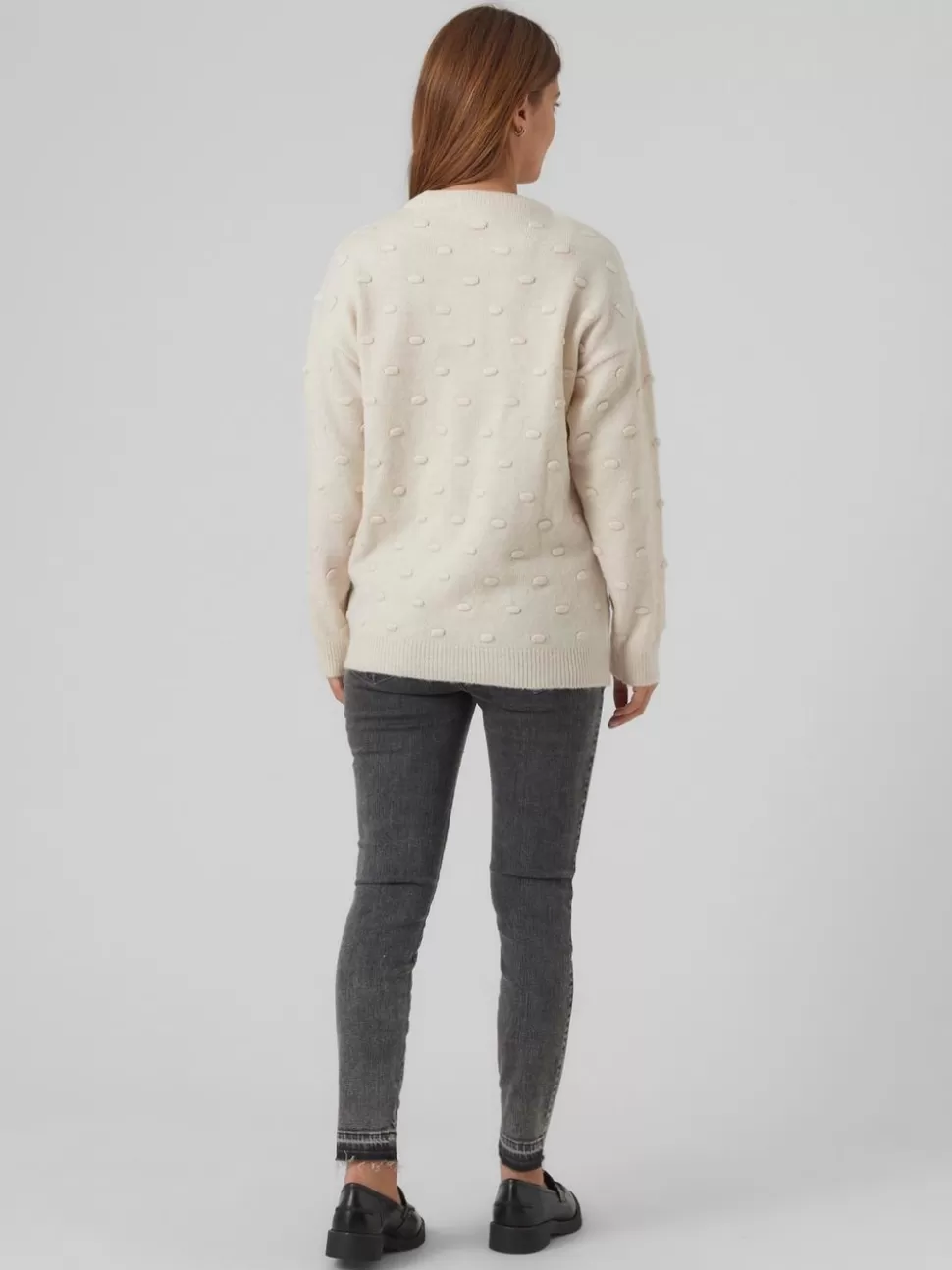 Stickat | Stickat^VERO MODA Mamma-stickad Whitecap Gray