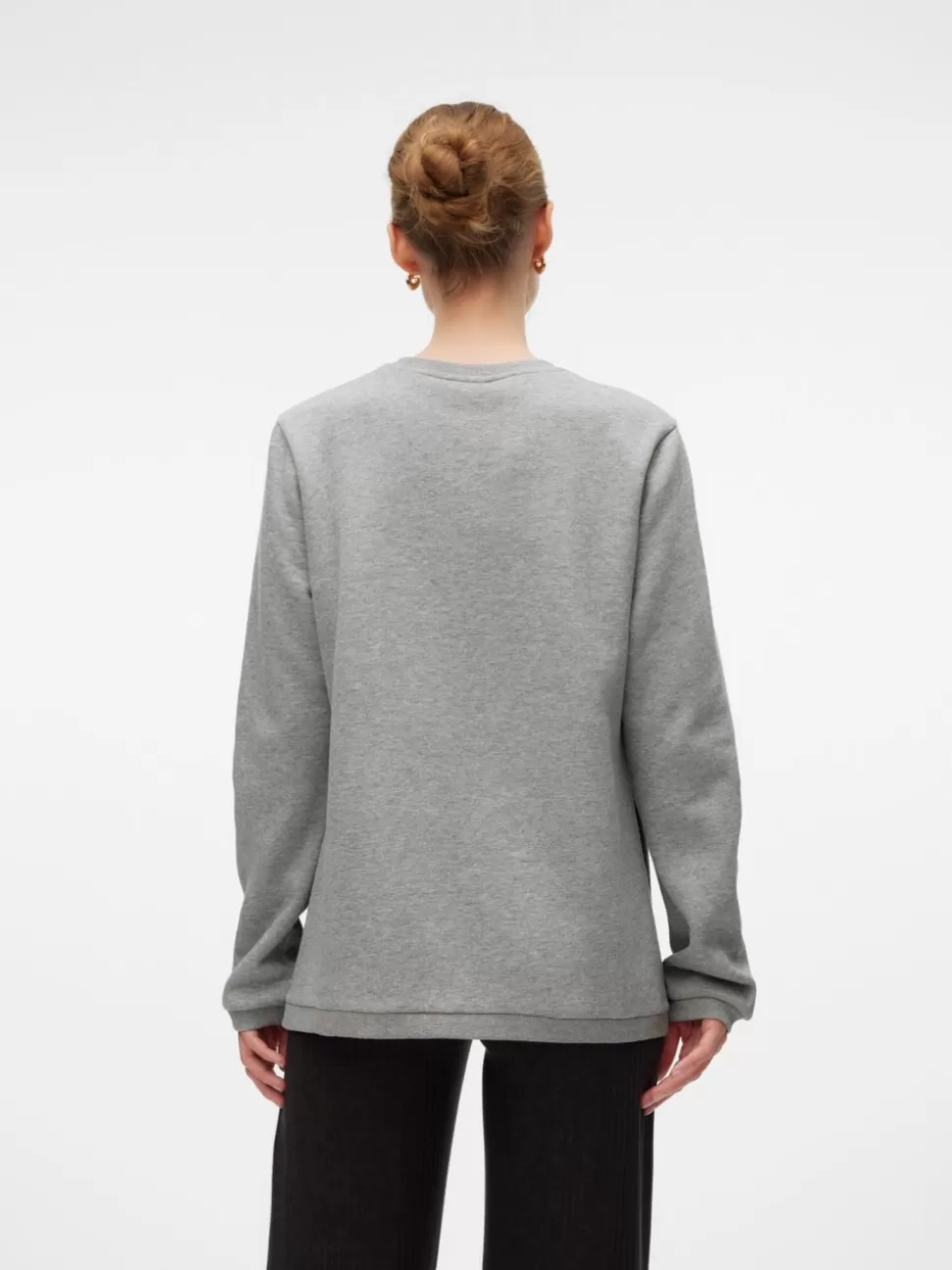 Amningskläder^VERO MODA Mamma-Sweatshirt Light Grey Melange