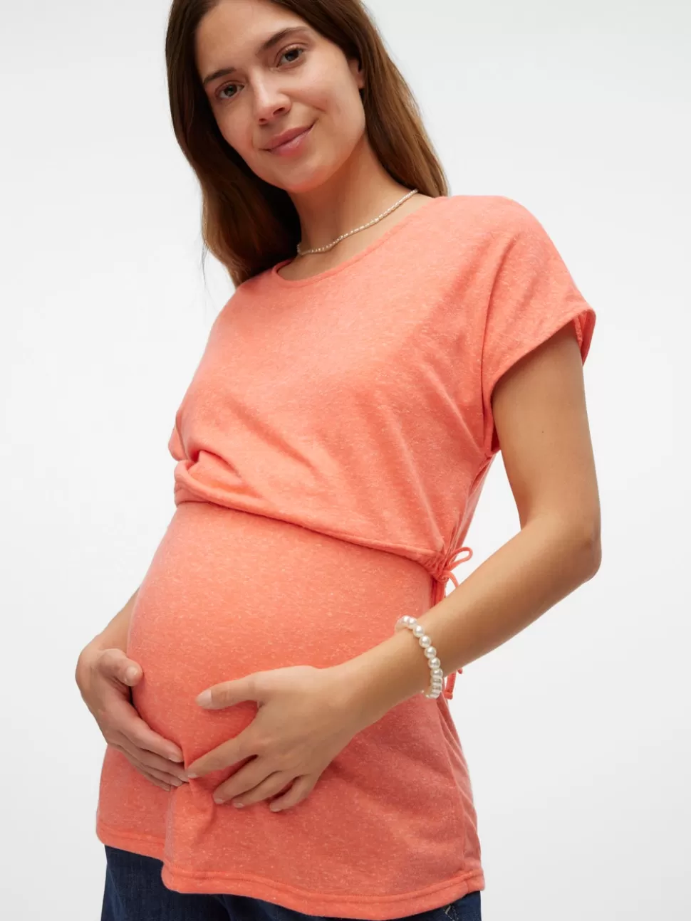 Amningskläder | Tops^VERO MODA Mamma-top Georgia Peach