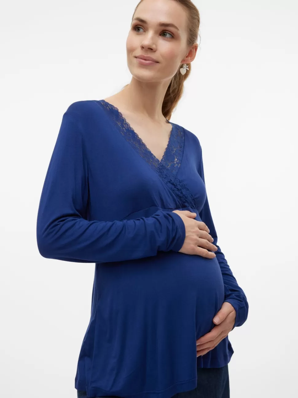 Amningskläder | Tops^VERO MODA Mamma-top Medieval Blue