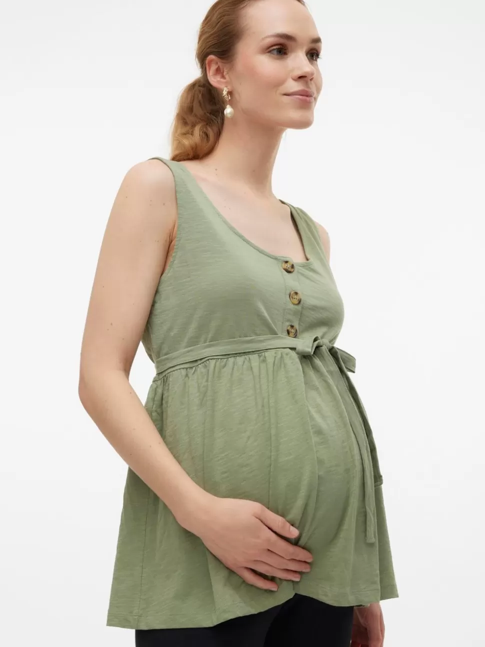 Amningskläder | Tops^VERO MODA Mamma-topp Hedge Green